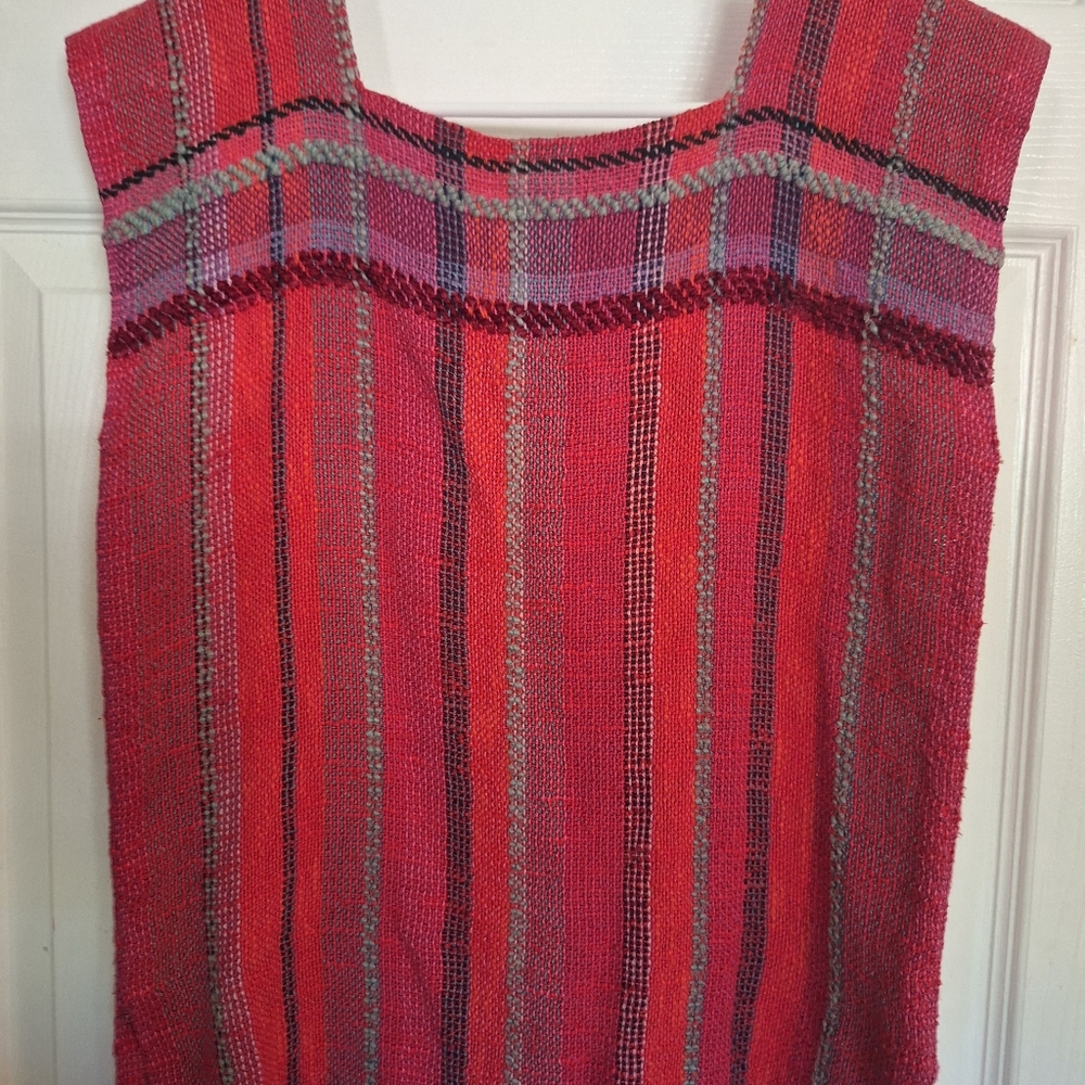 Colorful Woven Textile Top - Picture 3 of 4